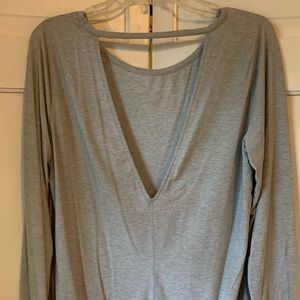 GapFit Breathe Backless Long Sleeve Thumb Holes.